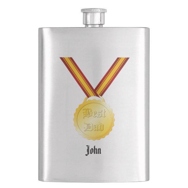 Tag des besten Vaters Flachmann (Vorderseite)