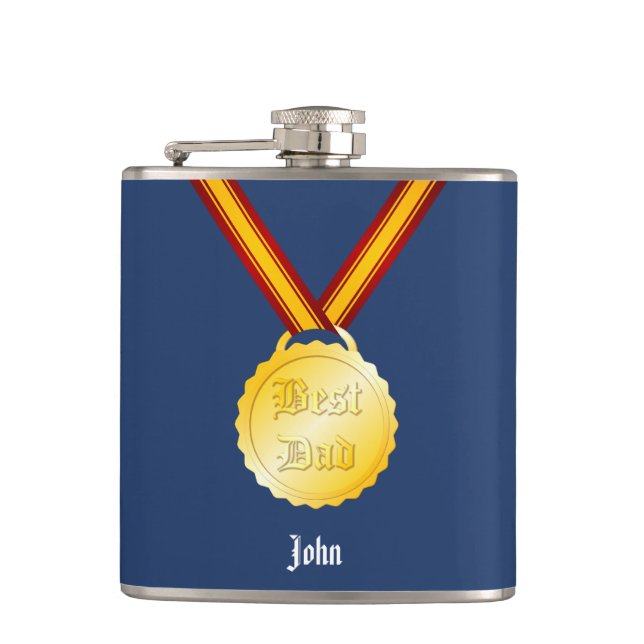 Tag des besten Vaters Flachmann (Vorderseite)