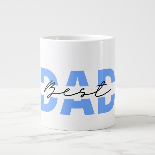Tag des besten Vaters Jumbo-Tasse (Vorderseite)