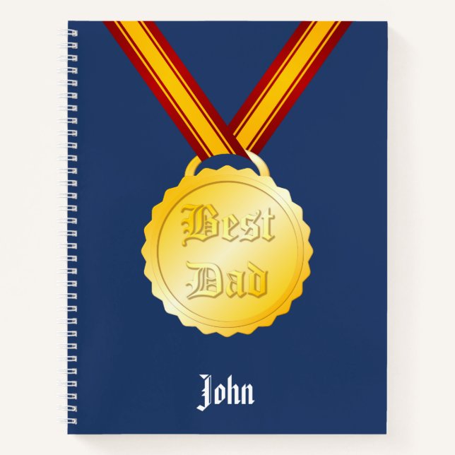Tag des besten Vaters Notizbuch (Vorderseite)