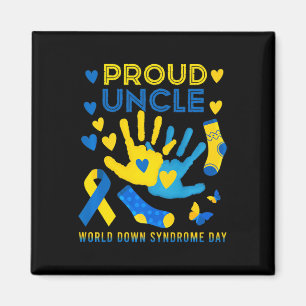 Tag des Bewusstseins für das Proud Onkel T21 World Magnet