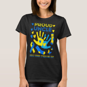 Tag des Bewusstseins für das Proud Onkel T21 World T-Shirt