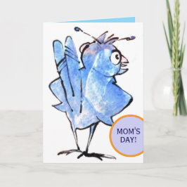 Tag des Blauen Vogels der Mama #151106 Muttertag Karte