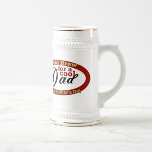 Tag des coolen Vaters Vater Bierglas