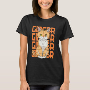 Tag des Dankes für die rote Katze Orange Kitten Ha T-Shirt