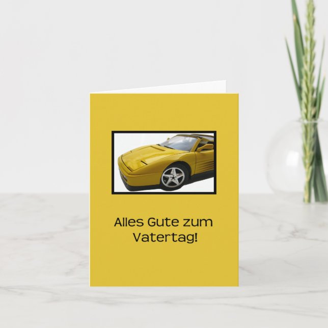 Tag des deutschen Vaters Karte (Vorderseite)