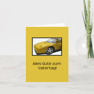 Tag des deutschen Vaters Karte