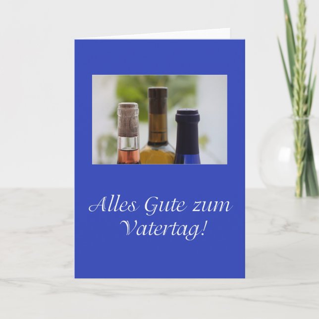 Tag des deutschen Vaters Karte (Vorderseite)