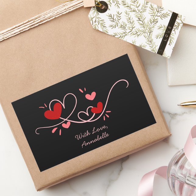 Tag des einfachen Glücks Rechteckiger Aufkleber (Von Creator hochgeladen)