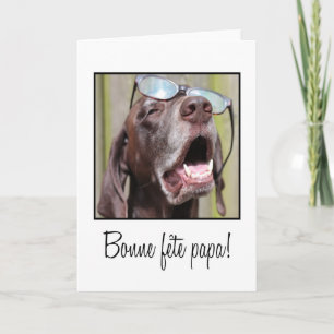 Tag des französischen Vaters Karte