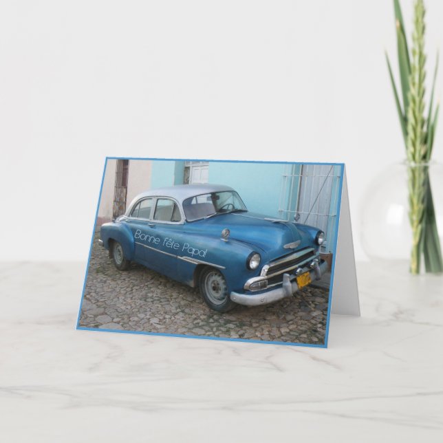 Tag des französischen Vaters Karte (Vorderseite)