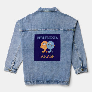 TAG DES FREUNDSCHAFT BESTE FREUNDE FÜR IMMER, PASS JEANSJACKE