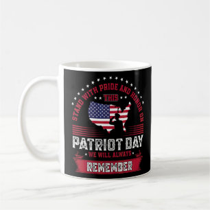 Tag des Gedenkens an die amerikanische Flagge am 4 Kaffeetasse