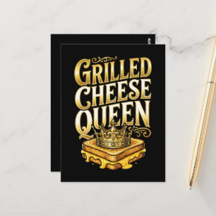 Tag des gegrillten Käses Postkarte