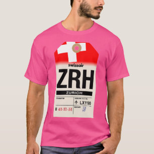 Tag des Gepäcks der Schweiz Zürich (Zrh) Schweiz T-Shirt