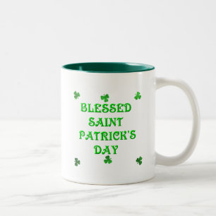 Tag des gesegneten Heiligen Patrick (1) Zweifarbige Tasse