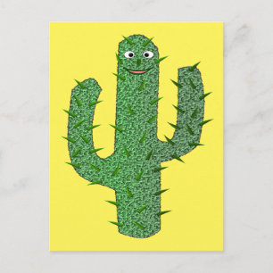 Tag des glücklichen Toten Kakteen Postkarte