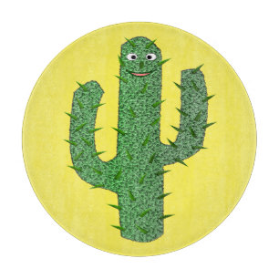 Tag des glücklichen Toten Kakteen Schneidebrett