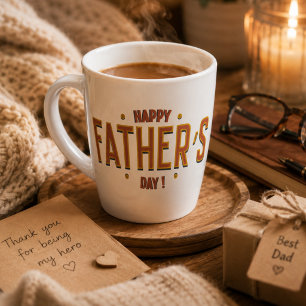 Tag des glücklichen Vaters - herzliches Geschenk f Milchtasse