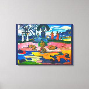 Tag des Gottes (Mahana no atua) von Paul Gauguin Leinwanddruck