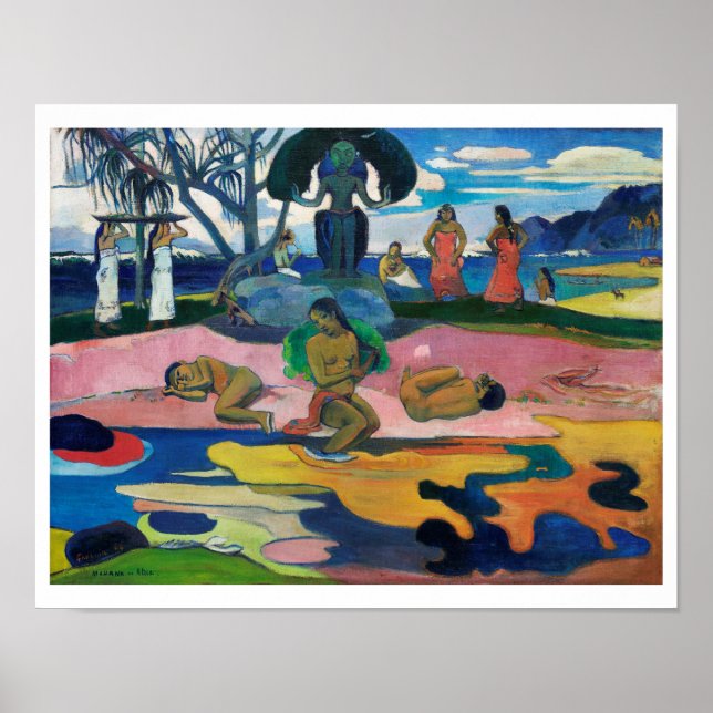 "TAG DES GOTTES" PAUL GAUGUIN POSTER 1894 (Vorne)