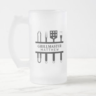Tag des Grillmeisters Mattglas Bierglas