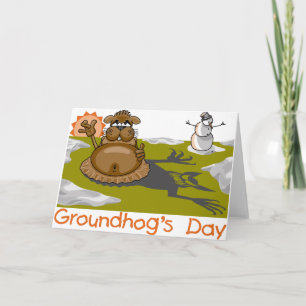 Tag des Groundhogs Karte