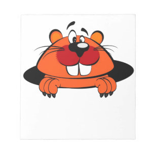 Tag des Groundhogs Notizblock