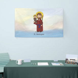 Tag des Heiligen Christophorus Banner