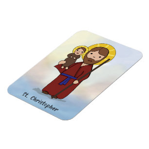 Tag des heiligen Christophorus Magnet
