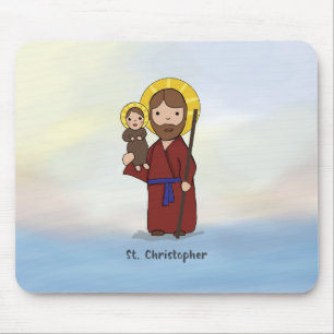 Tag des Heiligen Christophorus  Mousepad
