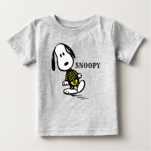 Tag des Hundes   Snoopy Halloween Skelett Baby T-shirt