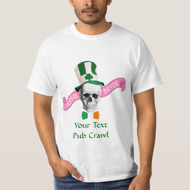 Tag des irischen Stolzes St. Patrick T-Shirt (Vorderseite)