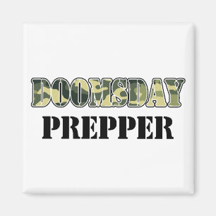 Tag des Jüngsten Gerichts Prepper Magnet