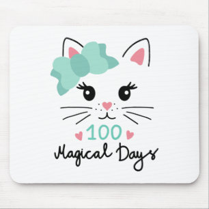Tag des Kindergartens Kitty Mädchen Kinder 100 Mag Mousepad