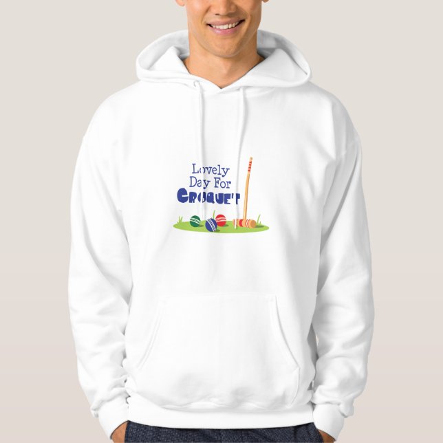 Tag des Krokets Hoodie (Vorderseite)