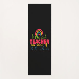 Tag des Lehrers Ich bin ein Lehrer, eine große Sac Yogamatte