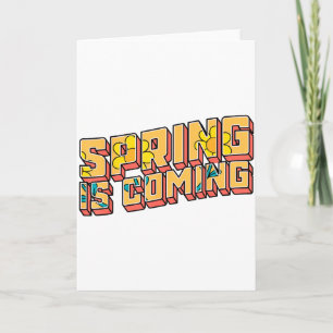 Tag des Murmeltiers Frühling kommt lustige Männer Karte