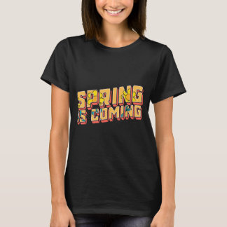 Tag des Murmeltiers Frühling kommt Lustige Männer T-Shirt