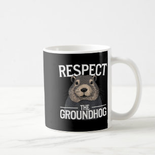 Tag des Murmeltiers Respektiere den Murmeltier _1 Kaffeetasse