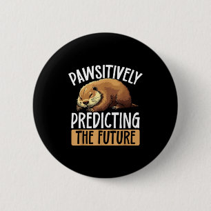 Tag des Murmeltiers Wortspiel Cute Und Lustig Murm Button
