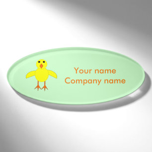 Tag des niedlichen Osterkichts-Individuellen Namen Namenschild