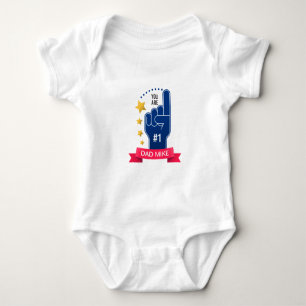 Tag des personalisierten Individuellen Namens Vate Baby Strampler