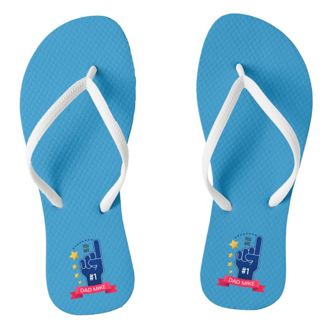 Tag des personalisierten Individuellen Namens Vate Flip Flops (Fußbett)