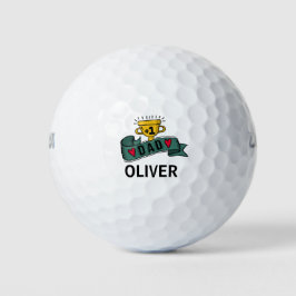 Tag des personalisierten Individuellen Namens Vate Golfball