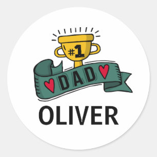 Tag des personalisierten Individuellen Namens Vate Runder Aufkleber