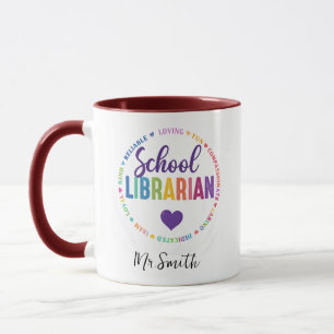 Tag des persönlichen Bibliothekars an der Schule Tasse