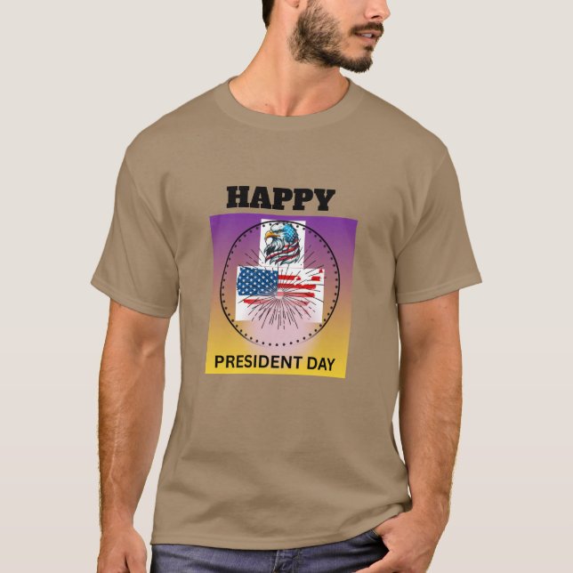TAG DES PRÄSIDENTEN DER AMERIKA T-Shirt (Vorderseite)