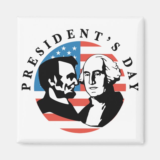 Tag des Präsidenten Magnet (Vorne)