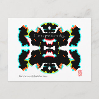 Tag des Projektes. - Postkarte